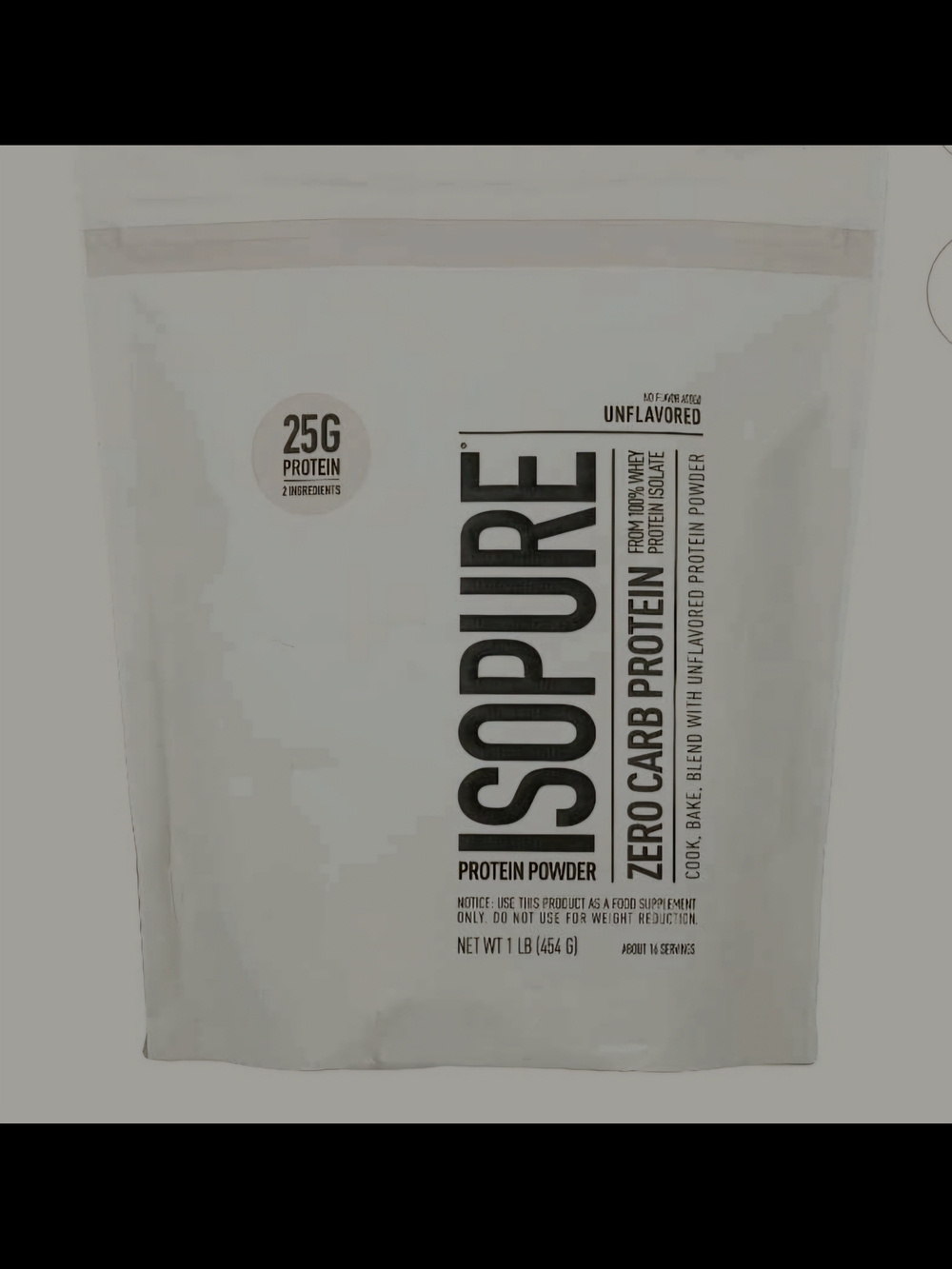 Zero Carb Protein Powder - White